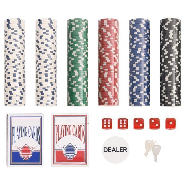 Zestaw Żetonów Do Pokera, 300 Szt., 11,5 G