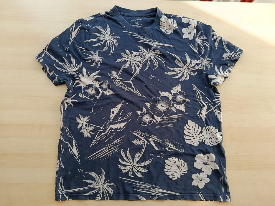 Primark XL T-Shirt Estampado Havaiano | Hawaiian Print Tee XL