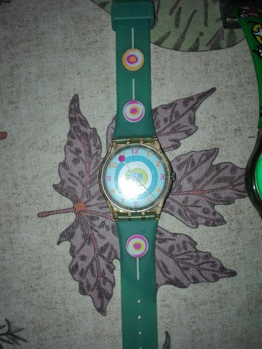 Relógios Swatch a trabalhar