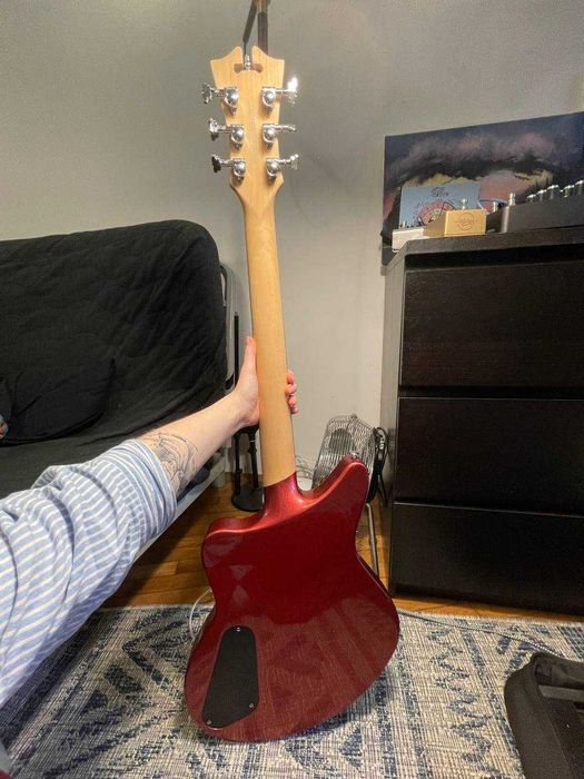 D’Angelico Premier Bedford SH (Tune-O-Matic) - czerwony