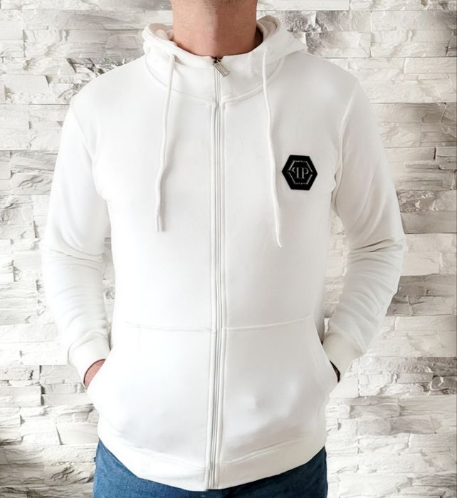 Bluza Philipp Plein z Kapturem rozpinana