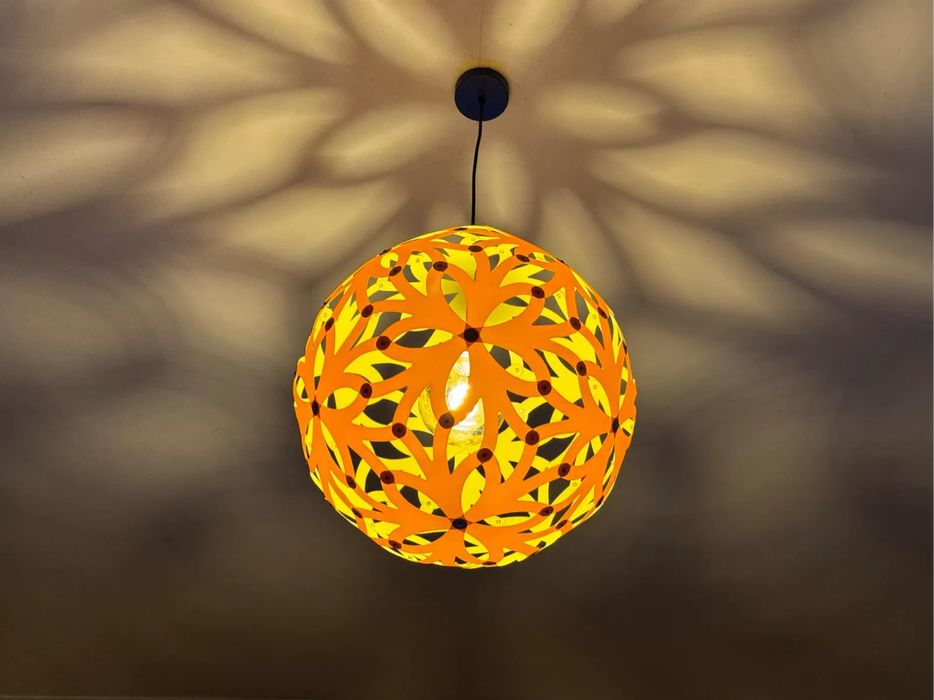 Organic Lamp "Nature" Polyhedral