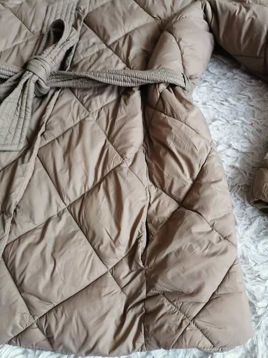 Kurtka damska pikowana adek beżowa L