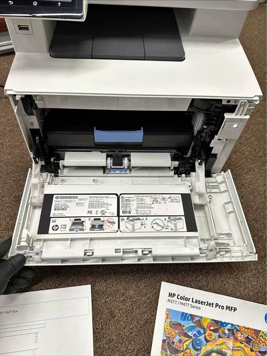Принтер сканер HP m477fnw цветной лазерный