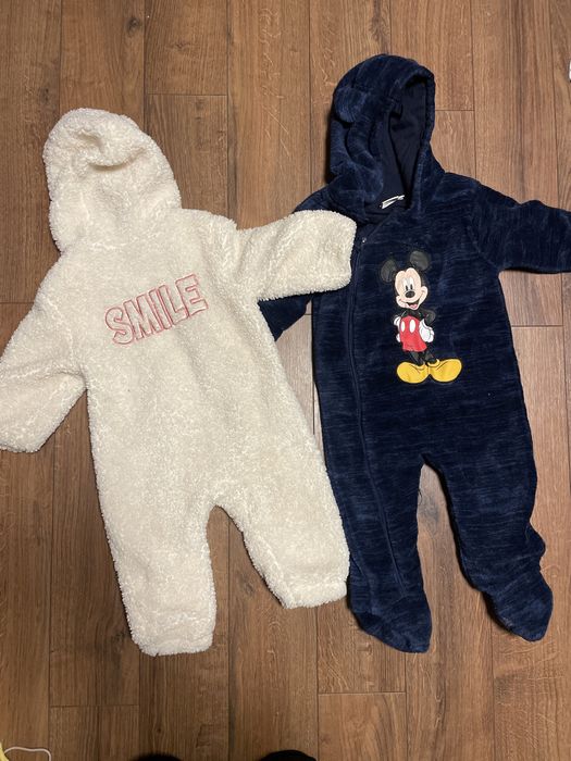 Polarowe kombinezony body pajacyki 74/80