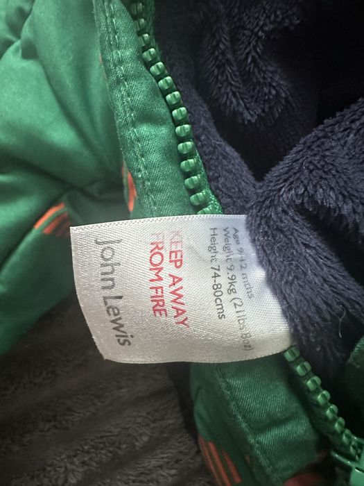 Дитячий демісезонний комбінезон john levis 75-80 см