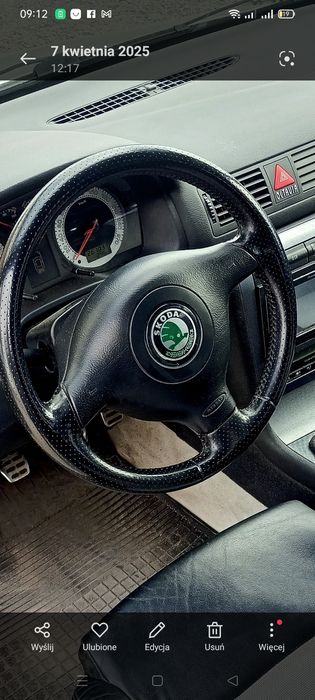 Kierownica skoda  octavia,fabia rs Stan BDB