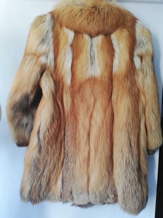 futro naturalne rudy lis roz 44/48