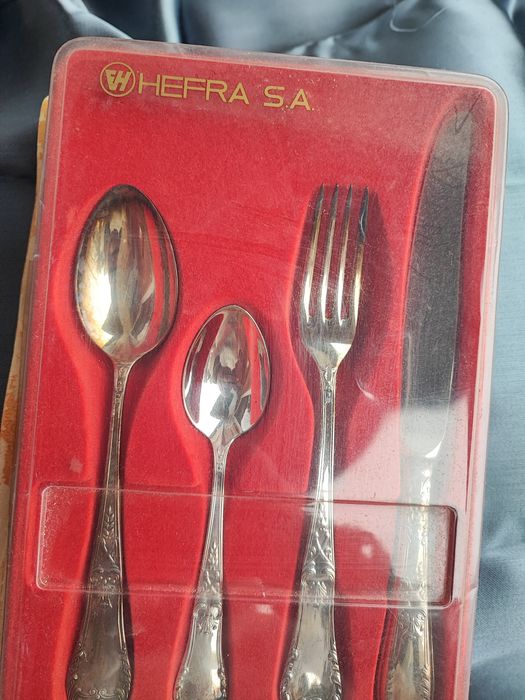 Posrebrzane sztućce Herfa MET-60 4szt