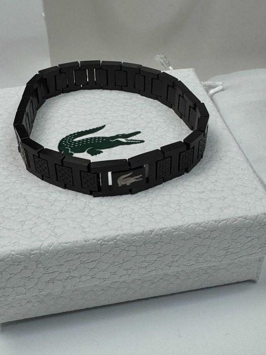 Браслет Lacoste з нержавіючої сталі цепочка лакоста цепь лакосте