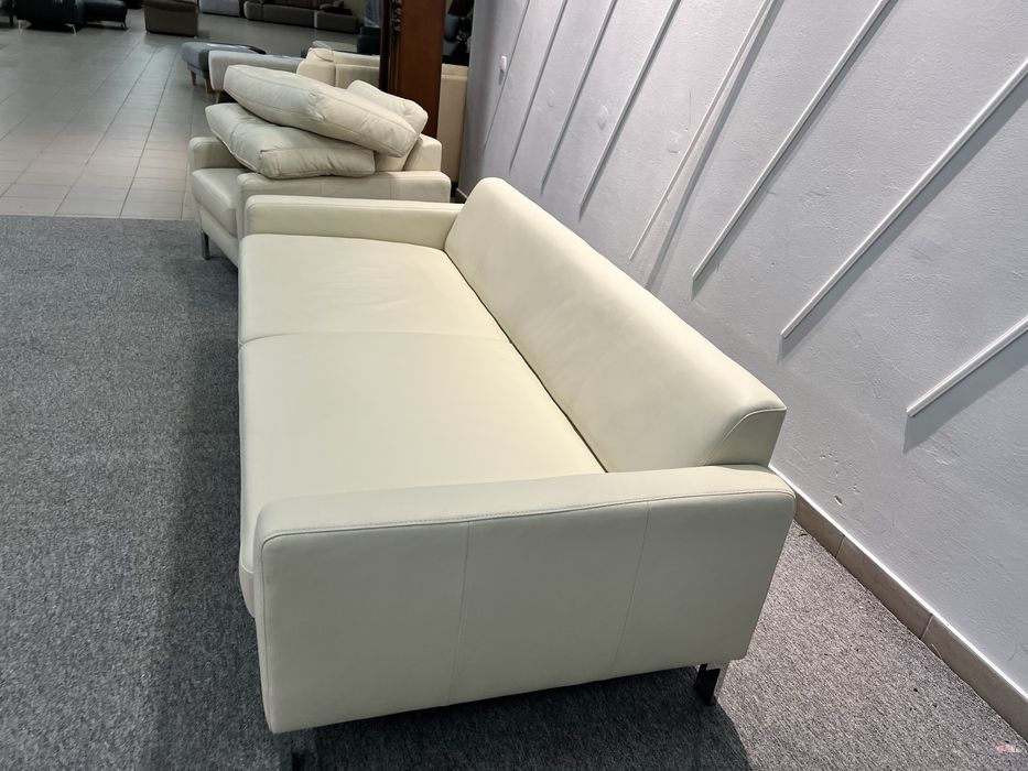 Диван трійка крісло шкіряний нерозкладний