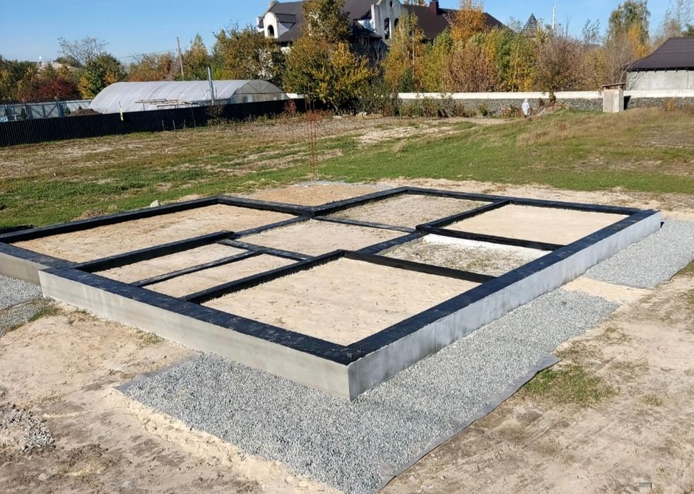 Виготовлення фундаментів з бетону. Житомир Житомирський район