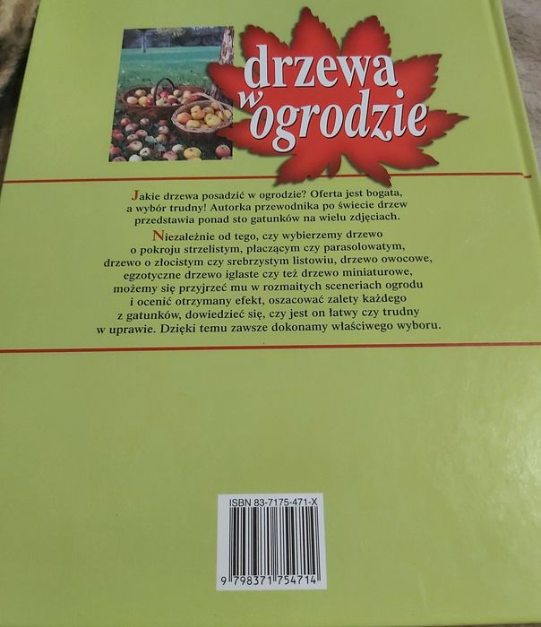 Sprzedam nowa książka-Drzewa w ogrodzie
