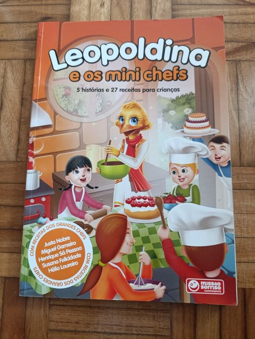 Livro histórias e receitas Leopoldina