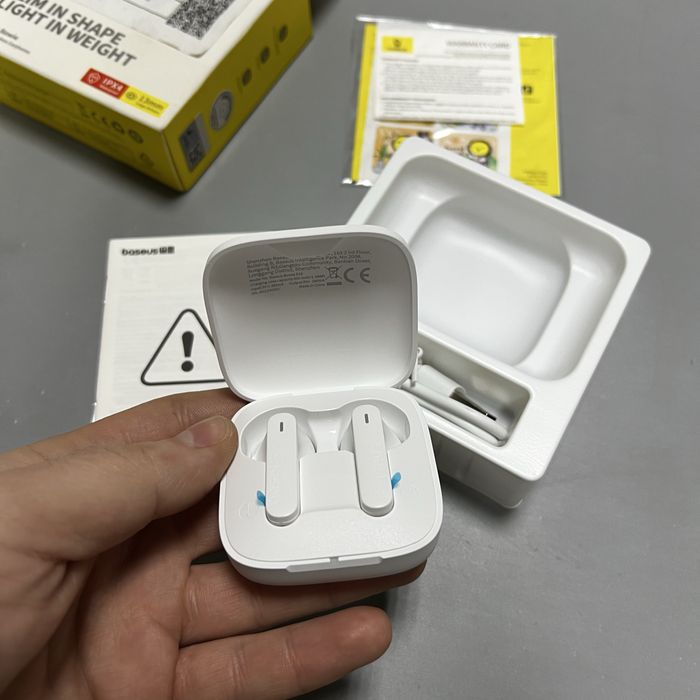 Навушники бездротові BASEUS Bowie E16 TWS White нові NEW