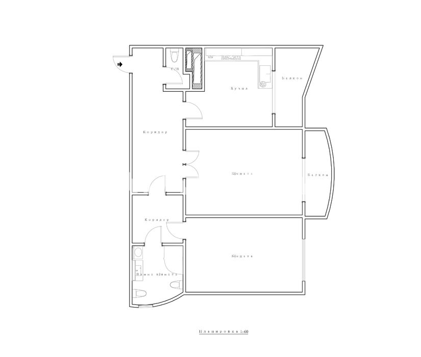 2 кім Новобуд, 2 поверх  р-н ТЦ ПРОСПЕКТ