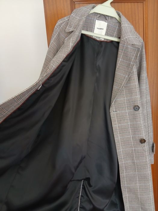 Casaco xadrez Pull&Bear tamanho M