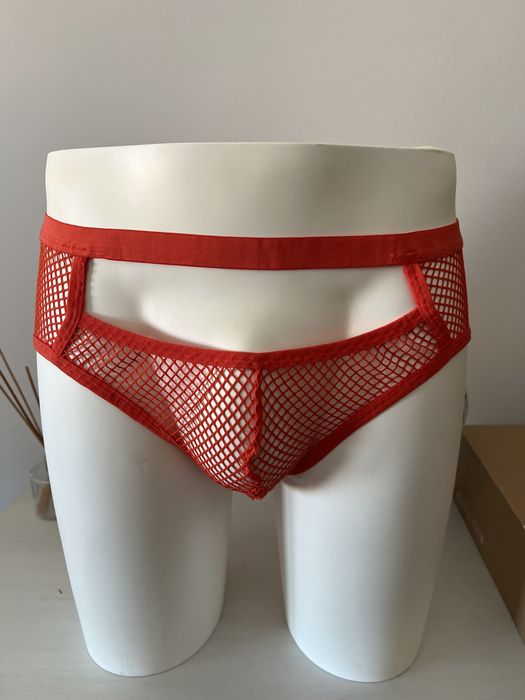 Cuecas de rede com abertura frontal xl