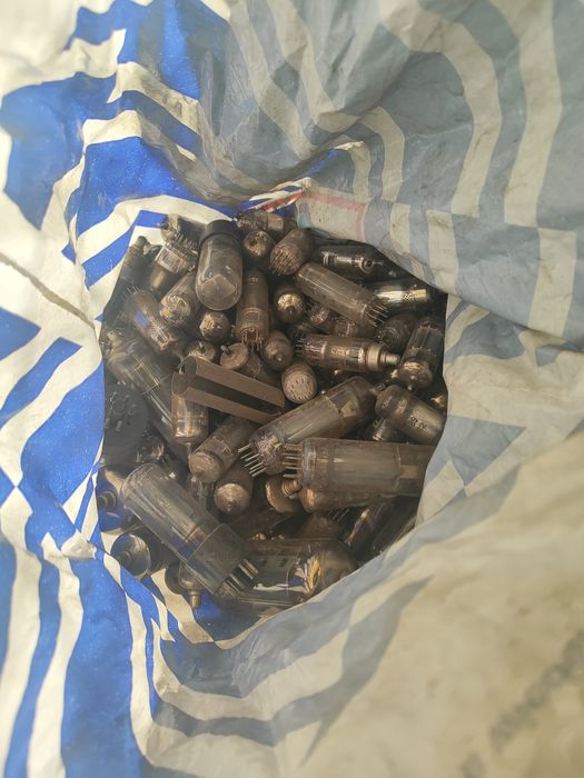 Kolekcja lamp elektronowych | E80F, EZ80, 6P45S, 1T4T | NOS i używane