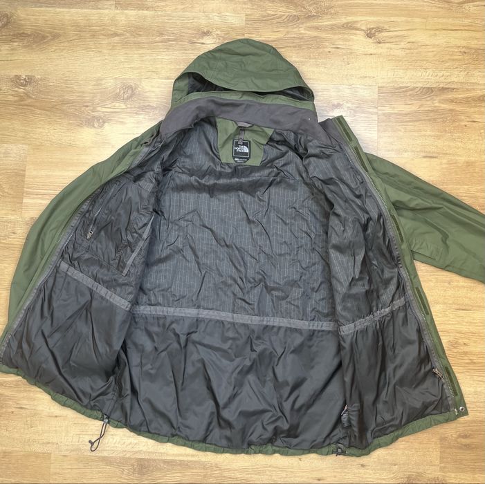 North Face, kurtka 3 w 1, męska XL, ciemna zieleń. Kapitalna, modna.