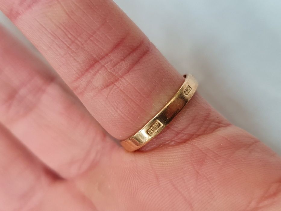 II poł. XX wieku! Złoty pierścionek/ Radzieckie 583/ 4.09 gram/ R14