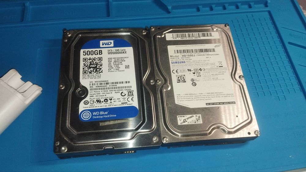 Жорсткі диски HDD 1TB Samsung + 500GB WD Blue (7200 RPM / 3.5")