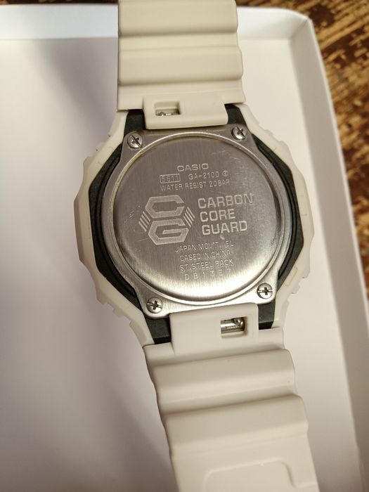 Relógio Casio G-SHock branco