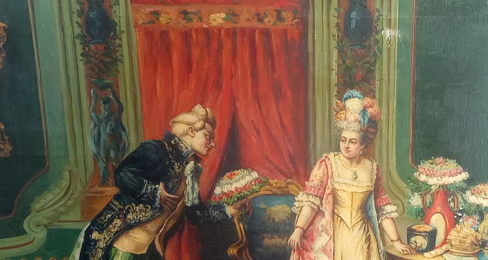 Pintura a  óleo     .