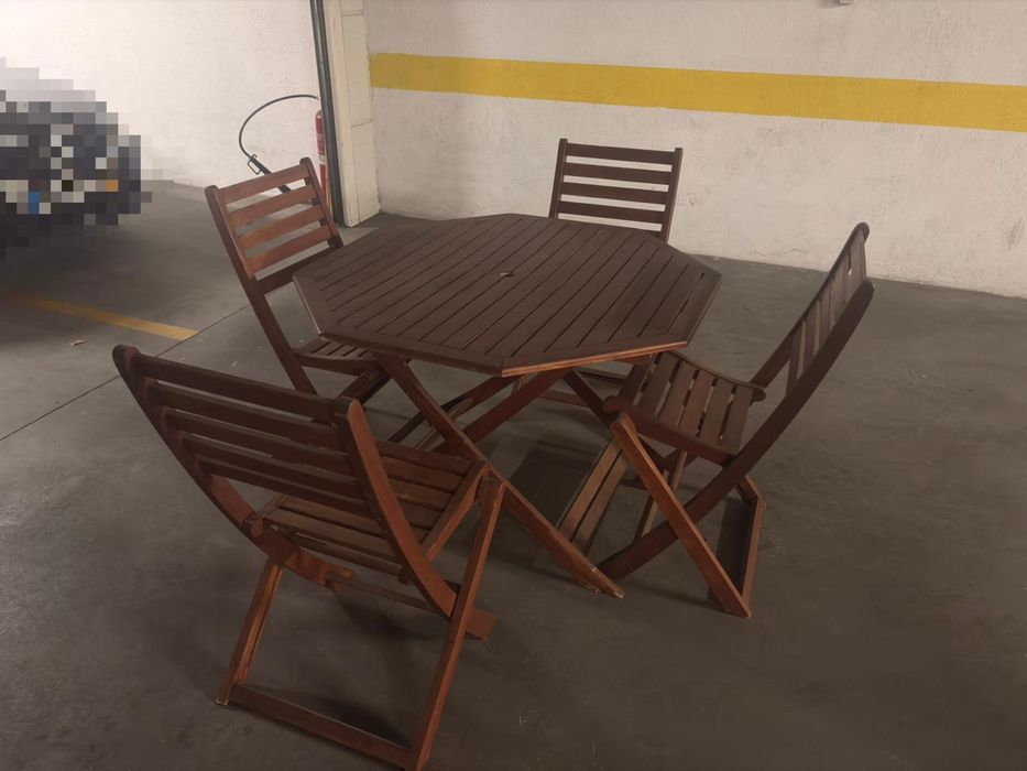 Conjunto jardim 4 lugares