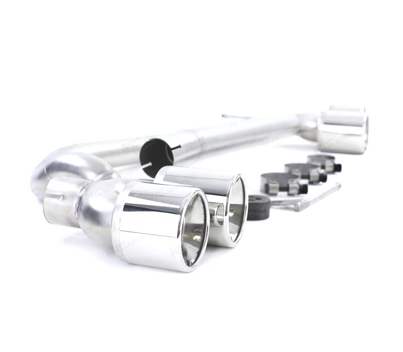 KIT PONTEIRAS DE ESCAPE DUPLA BMW F10 F11 F12 F13 LOOK M PERFORMANCE DUPLA