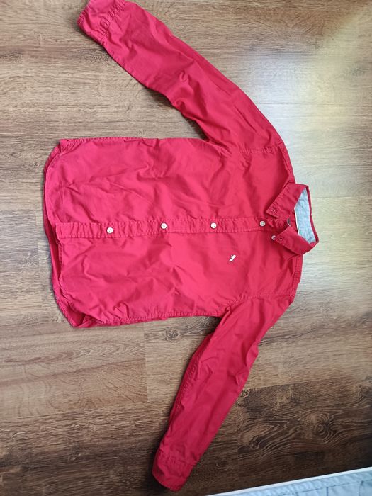 Czerwona koszula chłopięca 122 H&M