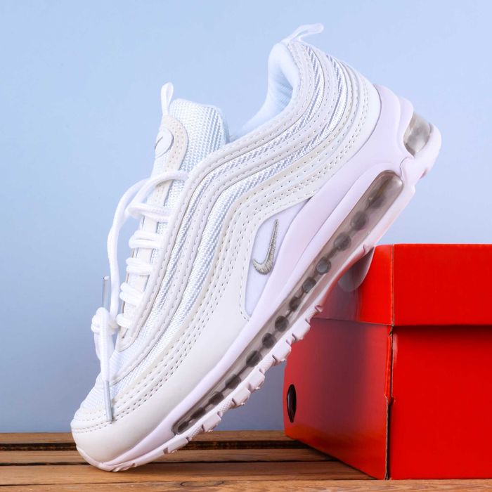 (1775) Кросівки Nike Air Max 97 білі (37-41) найк найки