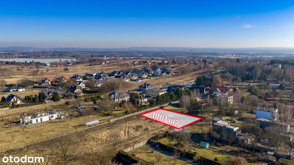 Działka budowlana o idealnym kształcie - Więcej