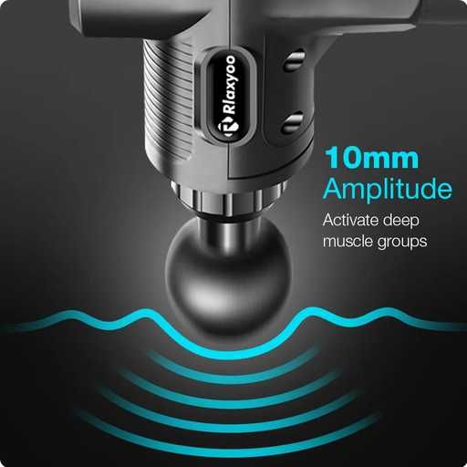 Dispositivo Massagem muscular corporal profissional incluí 6 cabeças