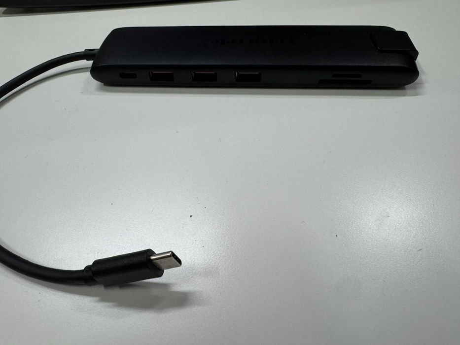 Hub USB-C Lemorele com HDMI, VGA e várias portas – Ideal para portátil