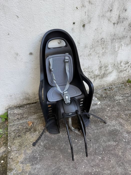 Cadeira de Bicicleta Bebé Fixação no Quadro Preto