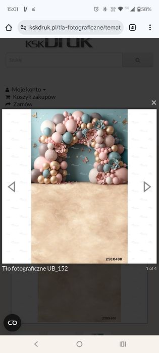 Tło urodzinowe roczek