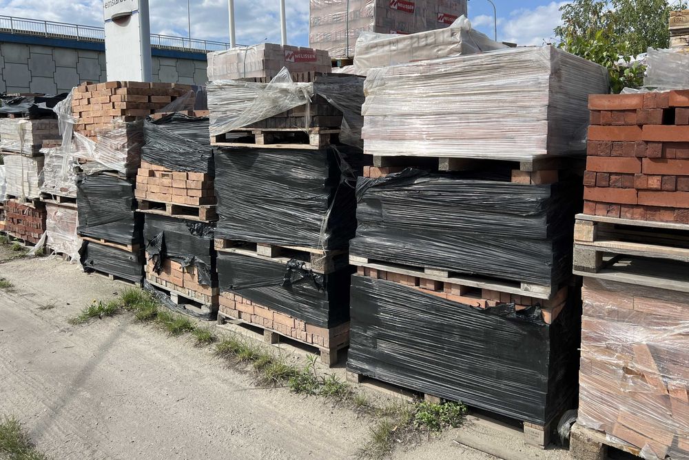 Cegła cegiełka różne kolory (paleta ok.500 szt)