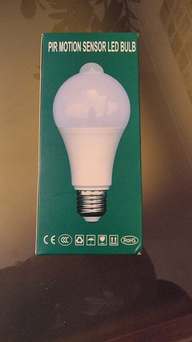 Lâmpada LED PIR Sensor Movimento