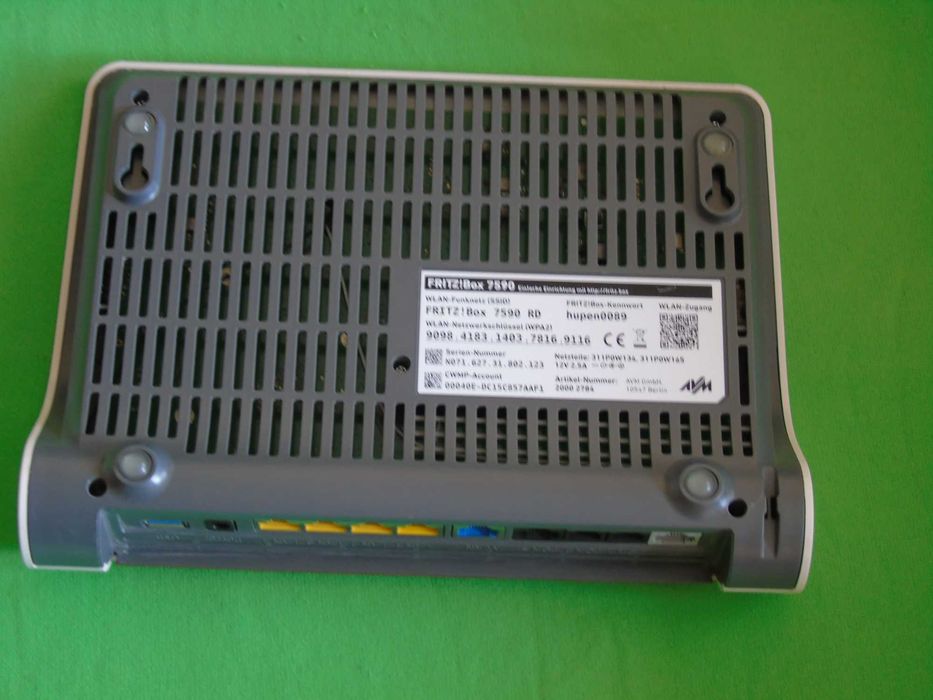 Бездротовий маршрутизатор (роутер) AVM FRITZ!Box 7590 RD два діапазони