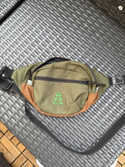 Saszetka nerka Szwendam Się khaki – outdoor / góry – stan idealny