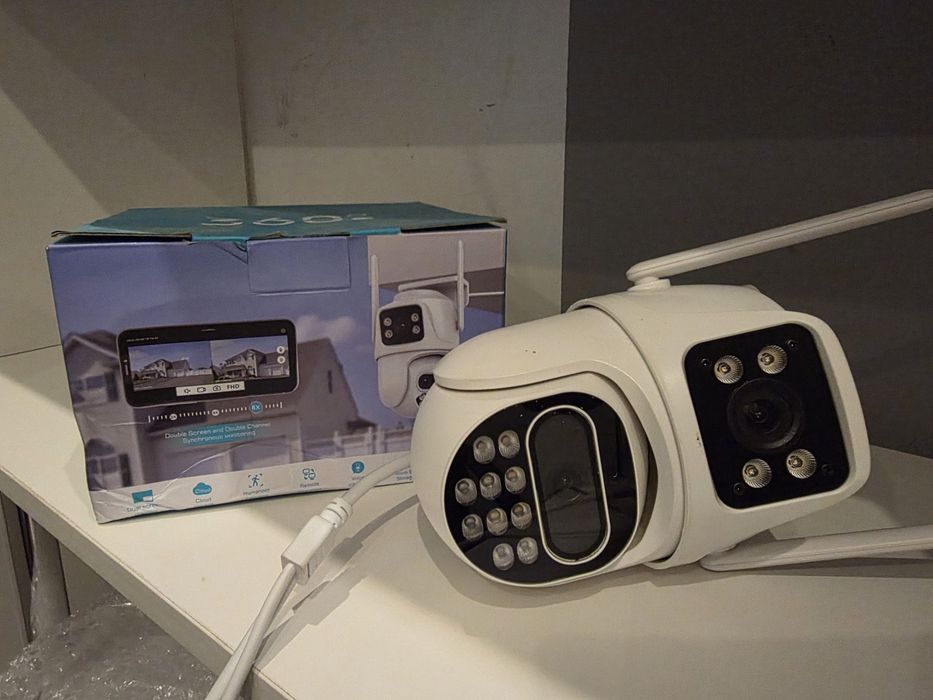 Kamera  Wifi dwa obiektywy śledzenie zoom