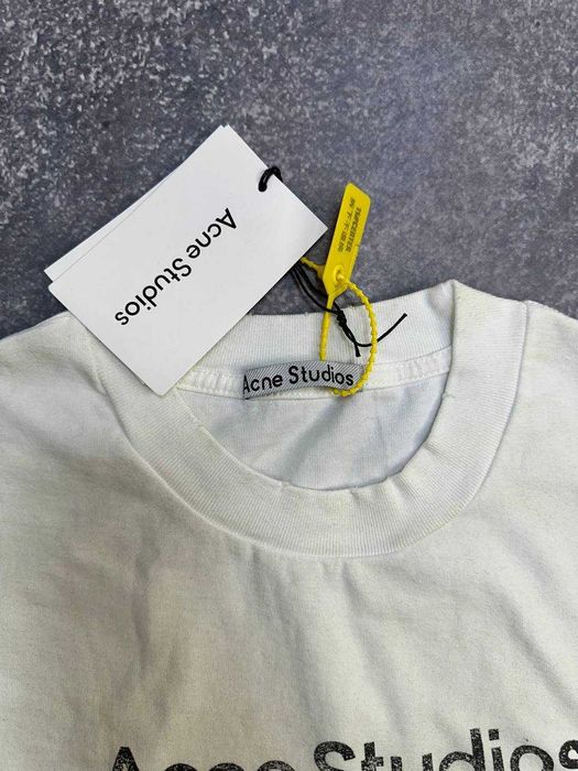 Acne Studios STOCKHOLM 1996 лонгслів лонгслив футболка  белая S M