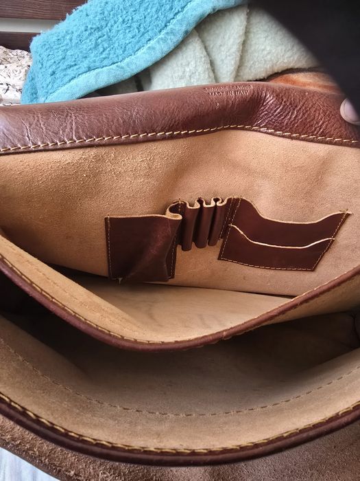 Чоловічиї  шкіряниї  портфель made  in Italy