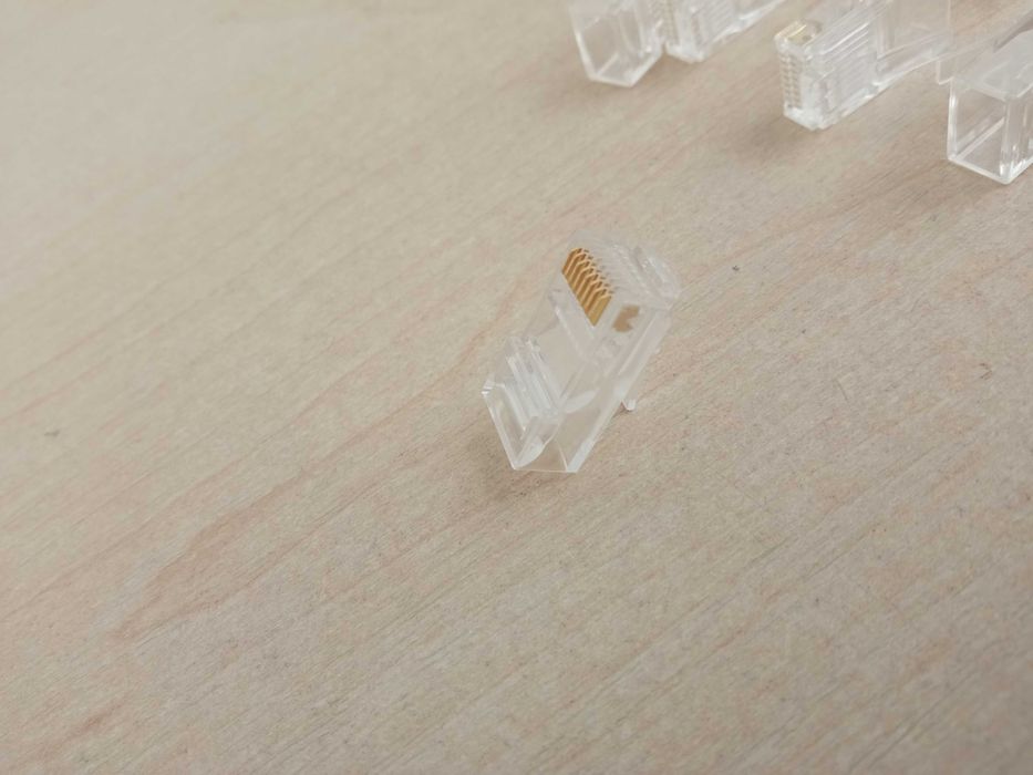 Роз'єми конектори RJ-45 для інтернет кабелю 10 шт.