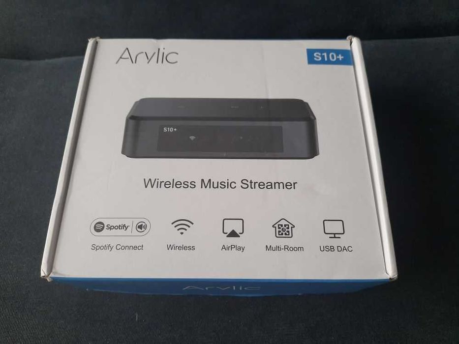 Мережевий плеєр стример Arylic S10+ Wireless Mini Stereo Pream