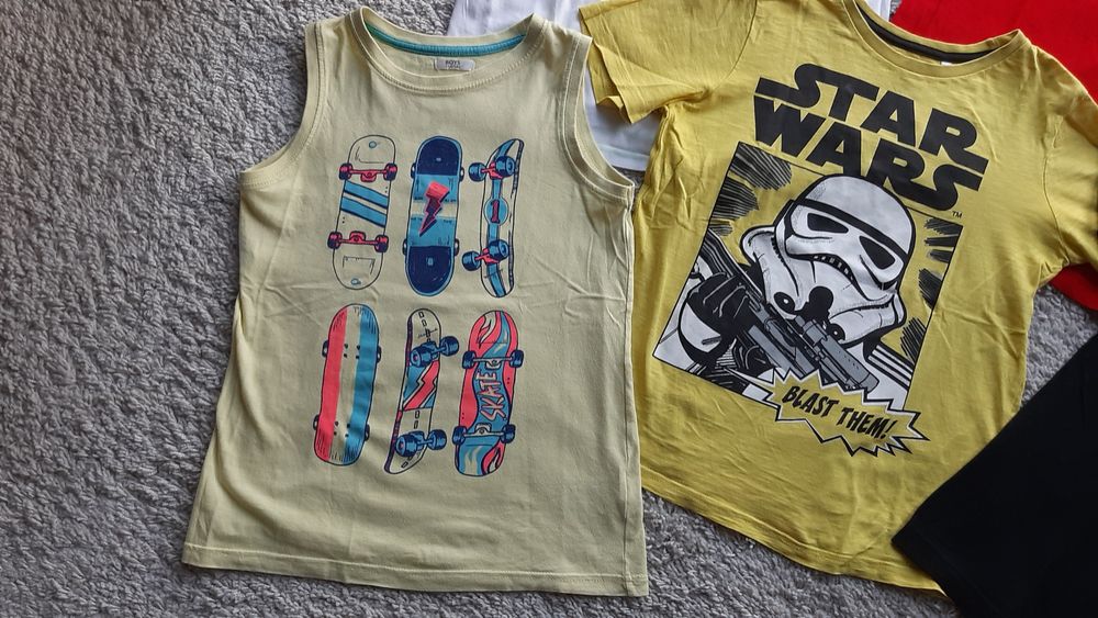 Zestaw 3szt koszulek 134 140 orlik star wars dla chłopaka lato