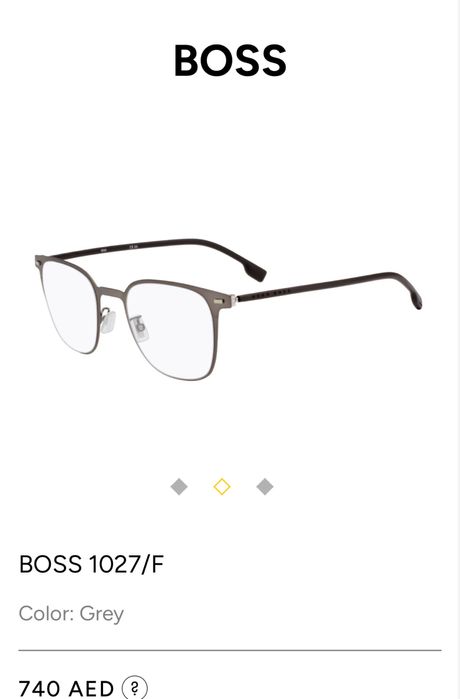 Nowe oprawki Hugo Boss BOSS 1027/F Grey oryginalne