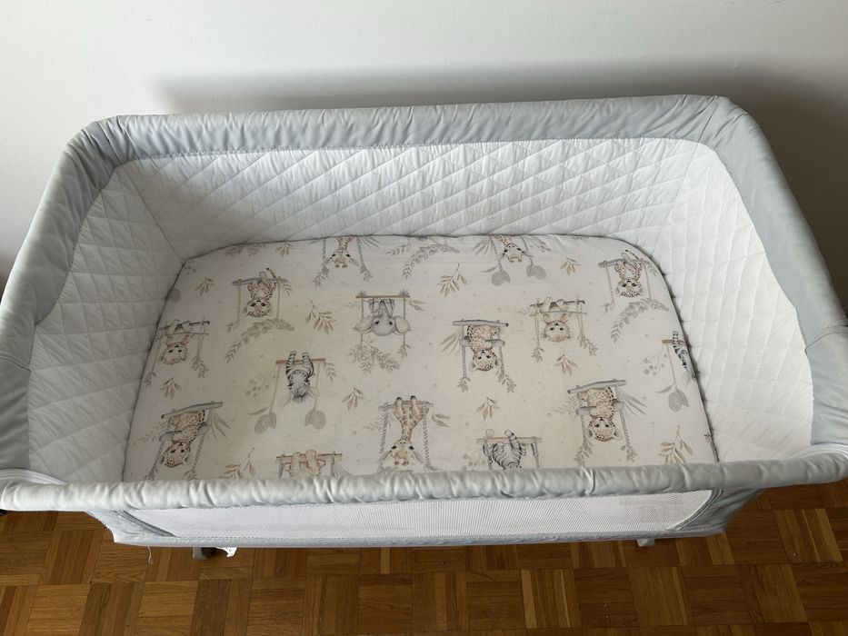 Łóżeczko dostawka Lionelo + materac
