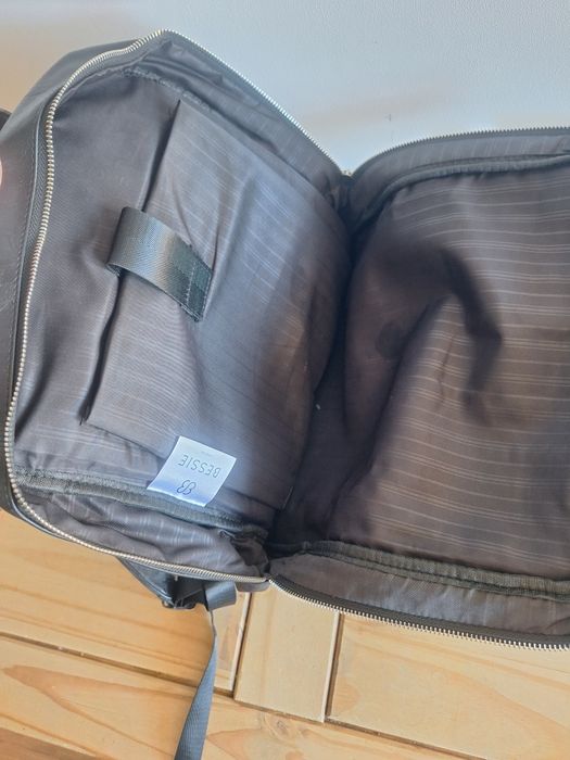 Stylowy plecak Bessie London 32 l, skóra